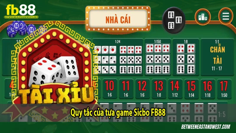 Quy tắc của tựa game Sicbo FB88